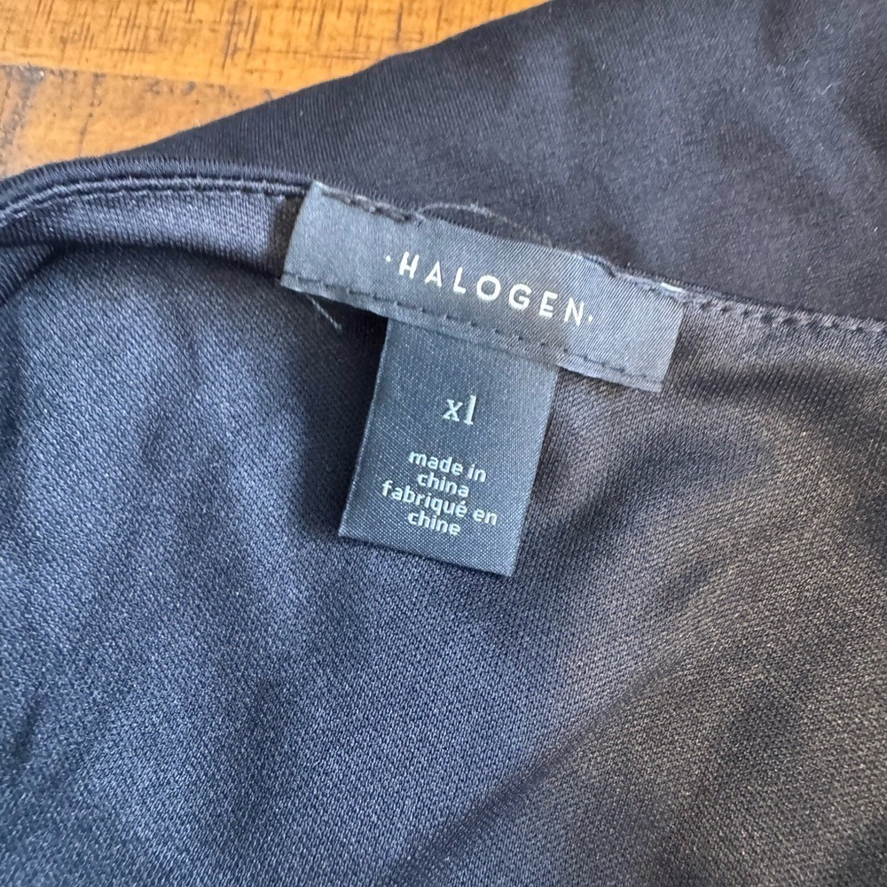 Halogen Sleeveless Black Color Block Tank Top NWOT - Picture 5 of 8